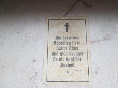 paul wienen mai 1945 oorlog duitsland, Verzamelen, Bidprentjes en Rouwkaarten, Bidprentje, Ophalen of Verzenden