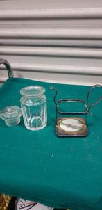 suikerpot in verzilverde houder, Ophalen of Verzenden, 'T Olde Gre-j, Info@toldegrej.nl, Endepoelstraat 20f Didam