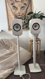 KEF LSX II white speakers op KEF standaarden, Audio, Tv en Foto, Ophalen of Verzenden, Zo goed als nieuw, Front, Rear of Stereo speakers