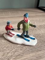 Lemax Skiënde Personen, Ophalen of Verzenden, Gebruikt