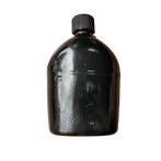 WWII US Black Enamel Canteen, Ophalen of Verzenden, Landmacht, Amerika