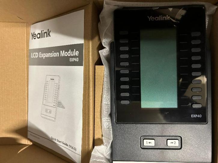 ➡️ NIEUW Yealink EXP40 Expansion Module EXP 40 ADD ON KEY, Telecommunicatie, Vaste telefoons | Niet Draadloos, Nieuw, Ophalen of Verzenden