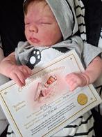 partial silicone reborn baby, Ophalen of Verzenden, Zo goed als nieuw, Babypop, Levensecht of Reborn