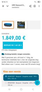 Nieuwe stalen zwembad 7.30x3.75x132m
Kan ingebouwd worden, Tuin en Terras, Zwembaden, Ophalen, Minder dan 80 cm, Nieuw, Minder dan 200 cm