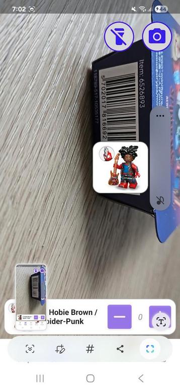 Lego 71050 spider punk nieuw beschikbaar voor biedingen