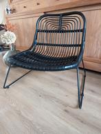 Zwarte Rotan fauteuil, Stoel - Design Woonwinkel, Ophalen
