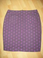 Trendy grafische retro rok met borduursel van Didi maat XL, Kleding | Dames, Rokken, Verzenden, Paars, Maat 46/48 (XL) of groter