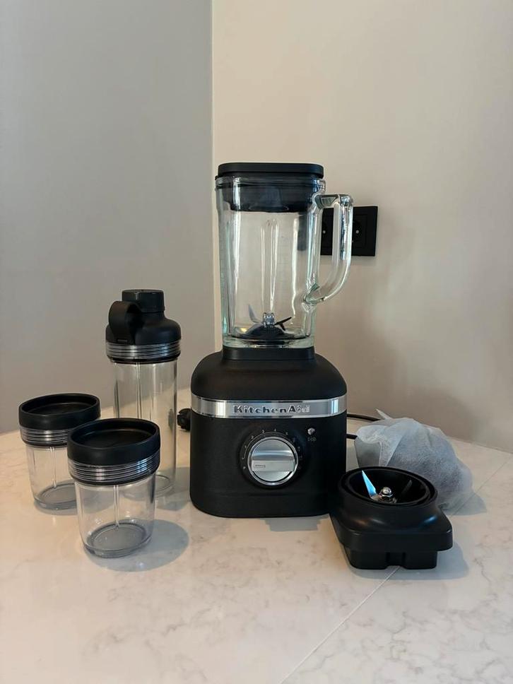 KitchenAid Artisan Blender type K400 Vulkaanzwart, Witgoed en Apparatuur, Blenders, Zo goed als nieuw, Blender, Ophalen