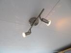 Dubbele LED spot, dimbaar, Huis en Inrichting, Lampen | Spots, Gebruikt, Metaal of Aluminium, Ophalen of Verzenden, Led