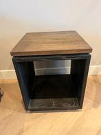 Riviera maison bijzettafel, 45 tot 60 cm, Minder dan 55 cm, Vierkant, Ophalen of Verzenden