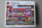 King legpuzzel Autumn House (doorsnede huis in herfst), Ophalen of Verzenden, 500 t/m 1500 stukjes, Gebruikt, Legpuzzel