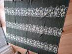 Vintage de Cock Tilburg wollen deken groen 200x240 vintage, Ophalen of Verzenden