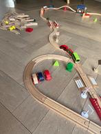 Houten treinbaan uitgebreide set, Kinderen en Baby's, Ophalen, Gebruikt