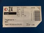 ⚽ Ticket Feyenoord - RKC 2002/2003 ⚽, Verzamelen, Sportartikelen en Voetbal, Ophalen of Verzenden, Zo goed als nieuw, Feyenoord