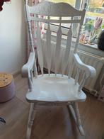 Witte Schommelstoel, Huis en Inrichting, Fauteuils, Ophalen, Gebruikt, Klassiek, 75 tot 100 cm