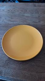 Vintage Mepal melamine 23 cm diameter dinerbord oranje retro, Ophalen of Verzenden, Zo goed als nieuw