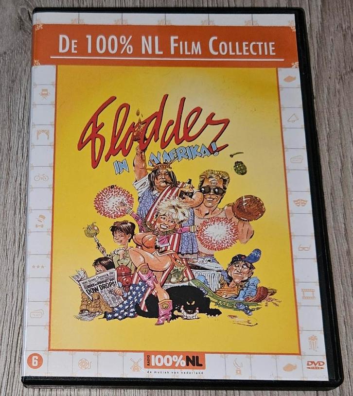 Flodder in Amerika! DVD - De 100% NL Film Collectie, Cd's en Dvd's, Dvd's | Nederlandstalig, Gebruikt, Film, Komedie, Vanaf 6 jaar