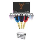 M&C Cilinder met Sleutels, Doe-het-zelf en Verbouw, Hang- en Sluitwerk, Ophalen of Verzenden, Zo goed als nieuw, Overige materialen