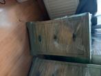 Lade kastjes 2stuks ca 45x40x75cmHelm groen vintage, Ophalen, Minder dan 50 cm, Metaal, Zo goed als nieuw