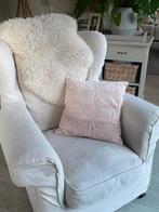 Linnen faiteuil (riviera maison)., Huis en Inrichting, Fauteuils, Ophalen, Gebruikt, 75 tot 100 cm, Landelijk