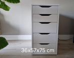Ladekast wit, Huis en Inrichting, Kasten | Ladekasten, Ophalen, Gebruikt, 5 laden of meer, 50 tot 100 cm