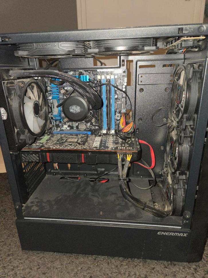 Gaming pc, Computers en Software, Desktop Pc's, Gebruikt, 3 tot 4 Ghz, 16 GB, Met videokaart, Gaming, Ophalen