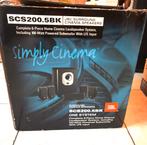 JBL SCS-200.5BK 6 delig homecinema speaker set, Audio, Tv en Foto, Luidsprekers, Ophalen, Zo goed als nieuw, 120 watt of meer