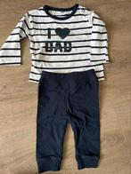 Pakje baby maat 56 I love Dad, Kinderen en Baby's, Ophalen of Verzenden, Zo goed als nieuw, Jongetje of Meisje, Pakje