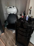 Kappers Wasstoel + Trolley – Goede staat – €120, Diensten en Vakmensen, Kappers en Thuiskappers