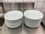 25 borden wit horeca Nova hotelporselein, Huis en Inrichting, Keuken | Servies, Ophalen, Xx, Bord(en), Effen