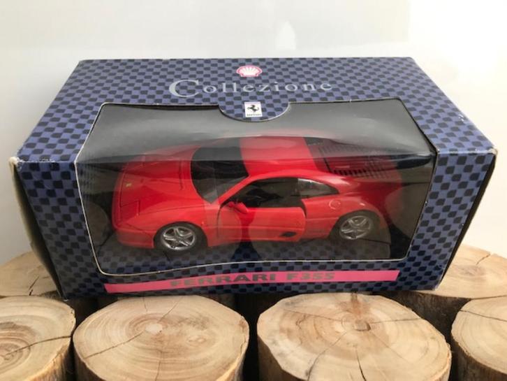 Ferrari rood f 355 collezione shell  1:24 nieuw cadeautip, Hobby en Vrije tijd, Modelauto's | 1:24, Nieuw, Auto, Bburago, Ophalen of Verzenden