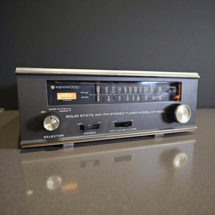 Vintage radio / tuner Kenwood KT 1000, Audio, Tv en Foto, Radio's, Ophalen