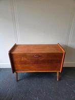 Vintage houten schoenenkast, Ophalen, Gebruikt