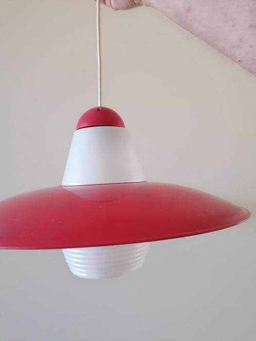 vintage kunststof hanglamp kelk met schotel izgst, Antiek en Kunst, Antiek | Lampen, Ophalen