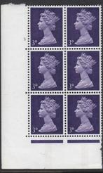 Engeland cylinderblok 3 Machin Elisabeth 3D, Postzegels en Munten, Verzenden, Postfris