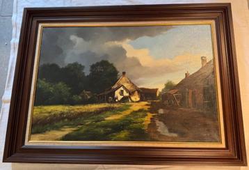 Schilderij boerenlandschap beschikbaar voor biedingen