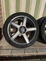 Dotz Velgen 5x100 met Winterbanden en Spacers, Ophalen, Gebruikt, Banden en Velgen, 17 inch