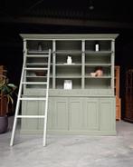 Groene Boekenkast | Winkelkast | Bibliotheekkast #1955, Ophalen of Verzenden, Metaal, Met deur(en)