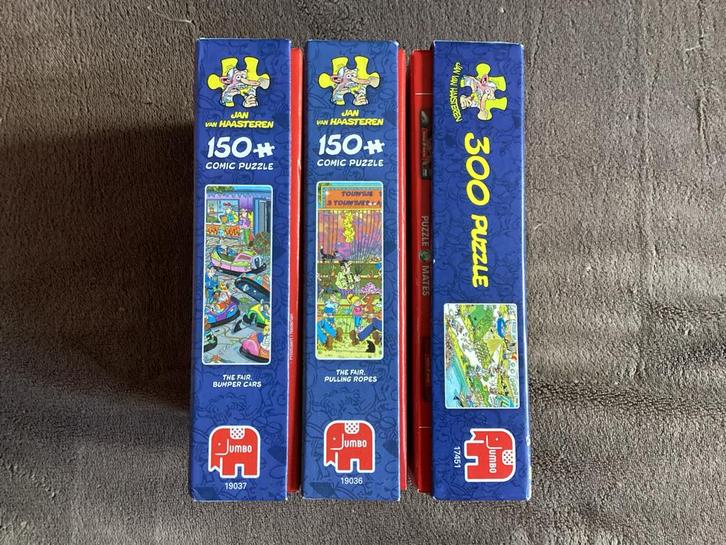 Jan van Haasteren Puzzels - Kermis & Botsauto's, Hobby en Vrije tijd, Denksport en Puzzels, Zo goed als nieuw, Legpuzzel, Minder dan 500 stukjes