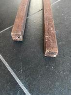 2 Hardhouten balken, Ophalen of Verzenden, Nieuw, 250 cm of meer, Balken