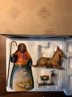 Jim Shore Kerststal Herder, Ezel & Schaap, Verzamelen, Ophalen of Verzenden, Zo goed als nieuw