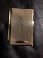 Vintage Goudkleurige Rekenmachine met Notitieblok, Ophalen of Verzenden