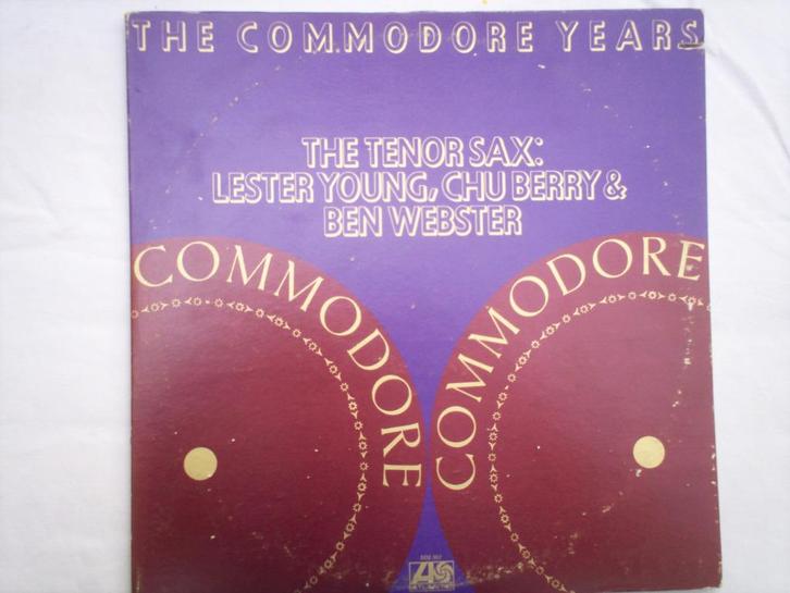 The Commodore Years LesterYoung ChuBerry BenWebster 1938, 44, Cd's en Dvd's, Vinyl | Jazz en Blues, Zo goed als nieuw, Jazz, 1940 tot 1960