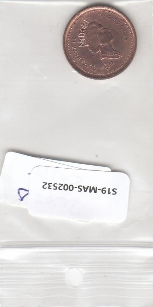 S19-MAS-02532 Canada 1 cent 2002 KM# 445 UNC 50e verjaardag, Postzegels en Munten, Munten | Amerika, Noord-Amerika, Verzenden
