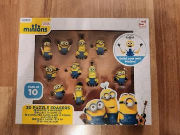 3D Minions erasers (pak van 10 stuks) beschikbaar voor biedingen