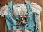 Turquoise/beige Dirndl van het merk Marjo, Maat 38/40 (M), Ophalen of Verzenden, Kleding, Overige thema's
