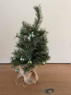 Klein kerstboompje incl versiering, Ophalen, Zo goed als nieuw