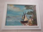 Schilderij met een boot, Ophalen