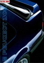 Brochure Peugeot 309 GTi 16 1991, Ophalen of Verzenden, Gelezen, Peugeot