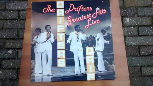 LP - The Drifters - Greatest Hits Live, Cd's en Dvd's, Vinyl | R&B en Soul, Zo goed als nieuw, Soul of Nu Soul, 1960 tot 1980